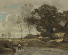 La levée des filets (Jean-Baptiste Camille Corot) - Muzeo.com