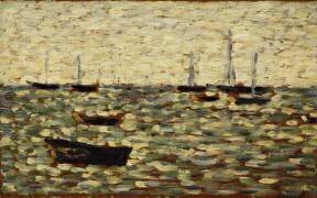 La mer à Grandcamp (Georges Seurat) - Muzeo.com