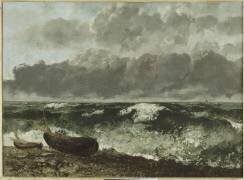 La mer orageuse, dit aussi La vague (Gustave Courbet) - Muzeo.com