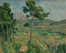 La montagne Sainte Victoire et le viaduc (Paul Cézanne) - Muzeo.com