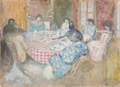 La nappe à carreaux (Edouard Vuillard) - Muzeo.com