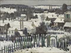 La neige à Chaville (Alexandre Altmann) - Muzeo.com