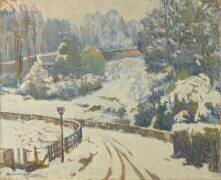 La neige à Meudon (Alexandre Altmann) - Muzeo.com