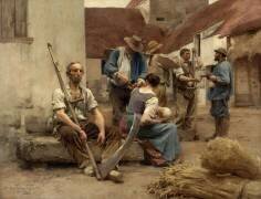 La paye des moissonneurs (Léon Lhermitte) - Muzeo.com
