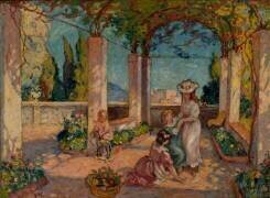 La pergola (Georges D'Espagnat) - Muzeo.com