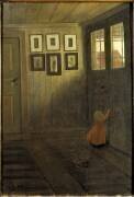 La petite fille à la porte (Ivar Axel Henrick Arosenius) - Muzeo.com