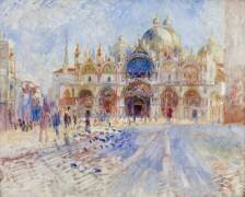 La place San Marco (Auguste Renoir) - Muzeo.com