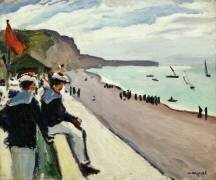 La Plage de Fécamp (Albert Marquet) - Muzeo.com