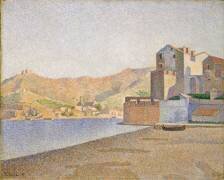 La plage de la ville (Paul Signac) - Muzeo.com