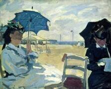 La plage de Trouville (Claude Monet) - Muzeo.com