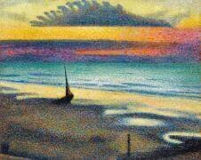 La Plage à Heist (Georges Lemmen) - Muzeo.com
