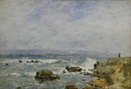 La Pointe de l'Ilette (Eugène Boudin) - Muzeo.com