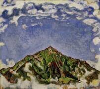 La pointe du Niesen depuis Heustrich (Ferdinand Hodler) - Muzeo.com