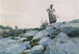 La Ramasseuse de Bois (Winslow Homer) - Muzeo.com