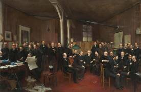 La rédaction du Journal des Débats en 1889 (Jean Béraud) - Muzeo.com