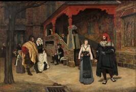 La rencontre de Faust et de Marguerite (Goethe, Faust) (James Tissot) - Muzeo.com