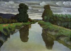 La Risle près de Berville (Félix Vallotton) - Muzeo.com