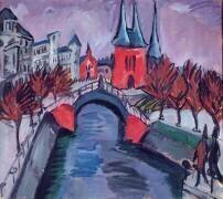 La Rivière Elizabeth Rouge (Ernst Ludwig Kirchner) - Muzeo.com
