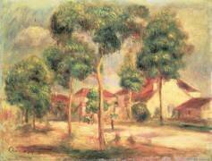 La route ensoleillée (Auguste Renoir) - Muzeo.com