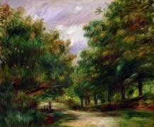 La route près de Cagnes (Auguste Renoir) - Muzeo.com