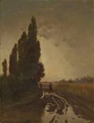La Route sous la pluie (Léon Belly) - Muzeo.com