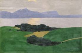 La Salève et le lac (Félix Vallotton) - Muzeo.com
