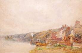 La Seine au Croisset (Albert Lebourg) - Muzeo.com