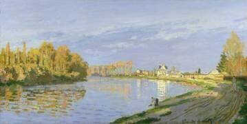 La Seine à Bougival (Claude Monet) - Muzeo.com