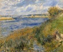 La Seine à Champrosay (Auguste Renoir) - Muzeo.com