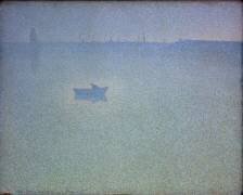 La Seine à l’aube (Charles Angrand) - Muzeo.com