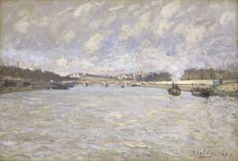 La Seine à Paris et le Pont de Grenelle (Alfred Sisley) - Muzeo.com
