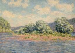La Seine à Port-Villez (Yvelines) (Claude Monet) - Muzeo.com