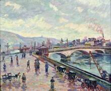 La Seine à Rouen (Armand Guillaumin) - Muzeo.com