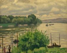 La Seine à Triel (Albert Marquet) - Muzeo.com