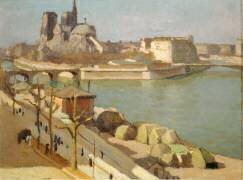 La Seine et l'abside de Notre Dame (Albert Marquet) - Muzeo.com