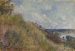 La Seine vue des coteaux de By (Seine et Marne) (Alfred Sisley) - Muzeo.com