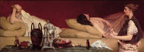 La Sieste (Lawrence Alma-Tadema) - Muzeo.com