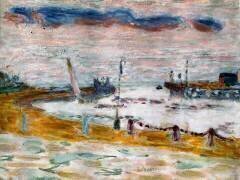 La sortie du port de Trouville en Normandie (Pierre Bonnard) - Muzeo.com