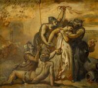 La Sulamite (le Cantique des Cantiques). Grisaille (Gustave Moreau) - Muzeo.com