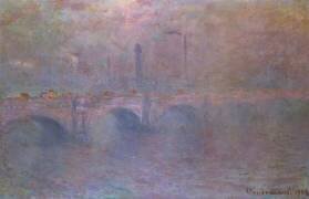 La Tamise au pont de Waterloo (Claude Monet) - Muzeo.com