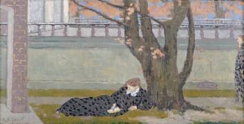 La Terrasse aux Tuileries (Ker-Xavier Roussel) - Muzeo.com