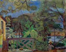 La terrasse de Vernon (Pierre Bonnard) - Muzeo.com