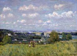La vallée de la Seine à Saint-Cloud (Alfred Sisley) - Muzeo.com