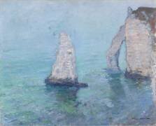 L'Aiguille du Rocher et la Porte d'Aval (Claude Monet) - Muzeo.com