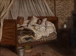 L'ambulance improvisée (Monet blessé) (Frédéric Bazille) - Muzeo.com