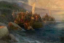 L’arrivée de l'explorateur Christophe Colomb (Ivan Aivazovsky) - Muzeo.com