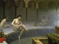 Le bain de vapeur (Jean-Léon Gérôme) - Muzeo.com