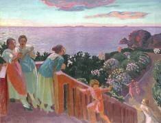 Le Balcon du Silence (Maurice Denis) - Muzeo.com