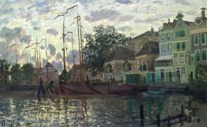 Le barrage de Zaandam (Claude Monet) - Muzeo.com