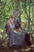 Le bosquet (Gari Melchers) - Muzeo.com